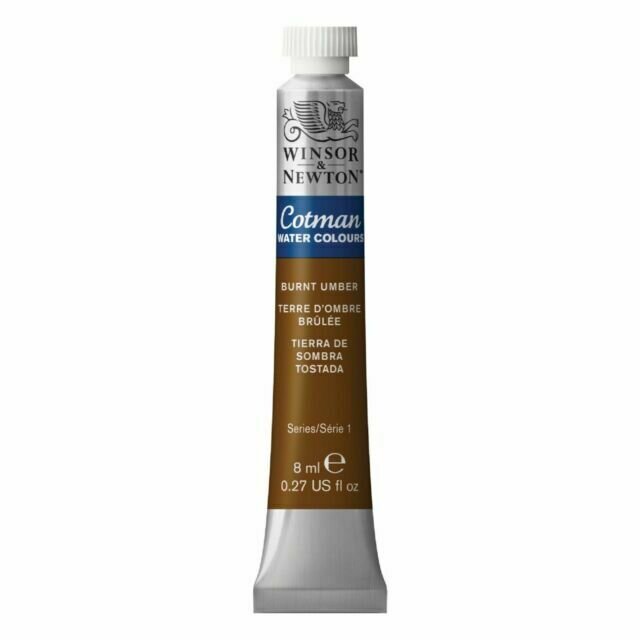 Akvarellfärg Cotman 8ml  Burnt Umber 076