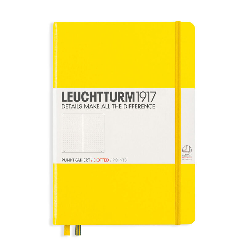 Anteckningsbok Leuchtturm1917 A5 Prickad Lemon