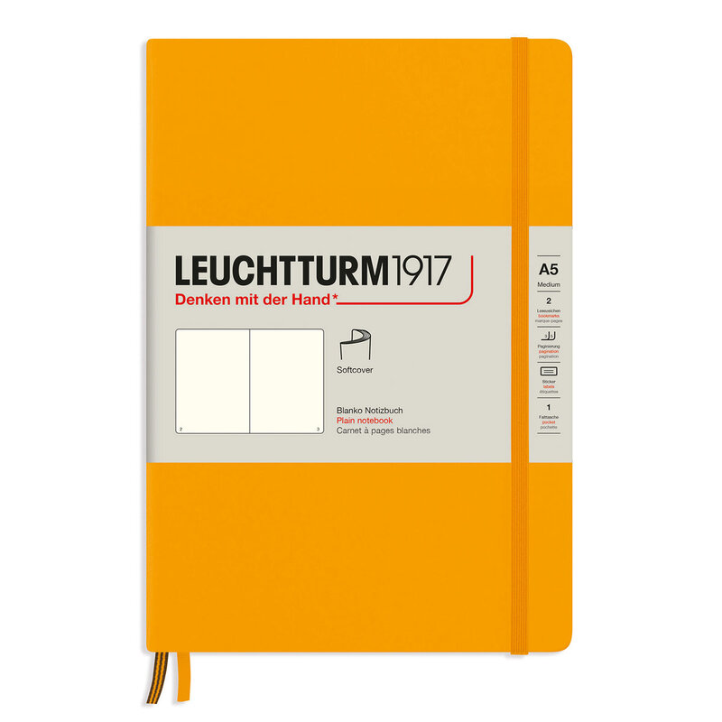 Leuchtturm Notebook A5 Soft Plain Rising sun