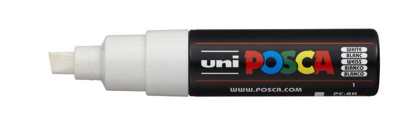 UNI POSCA MARKER PC-8K 52 white