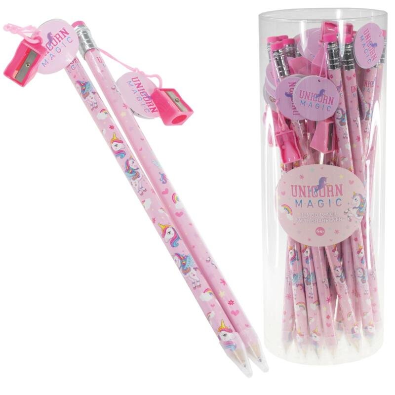 Blyertspenna Jumbo med vässare Unicorn