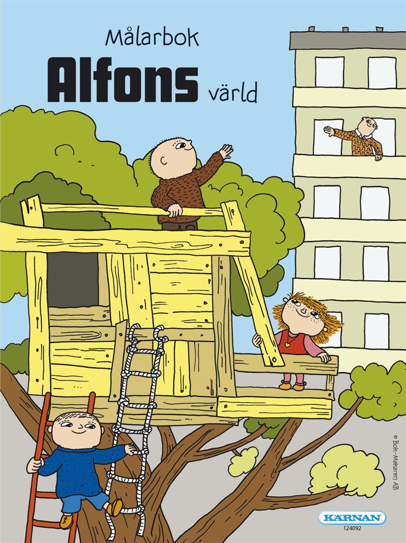 Målarbok Alfons värld