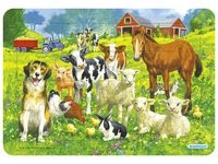 Rampussel Bondgårdsdjur 16 bitar