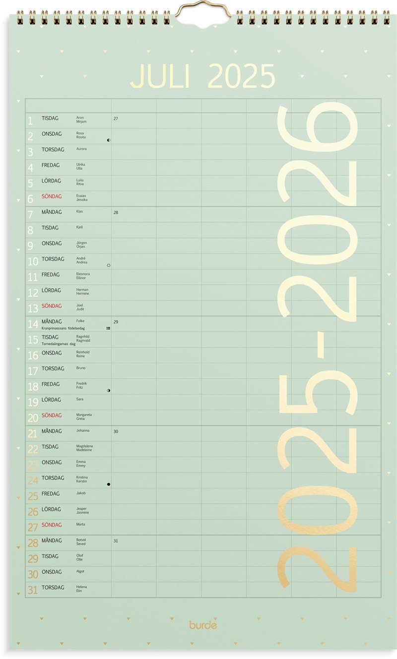 Familjekalender 25/26 Color