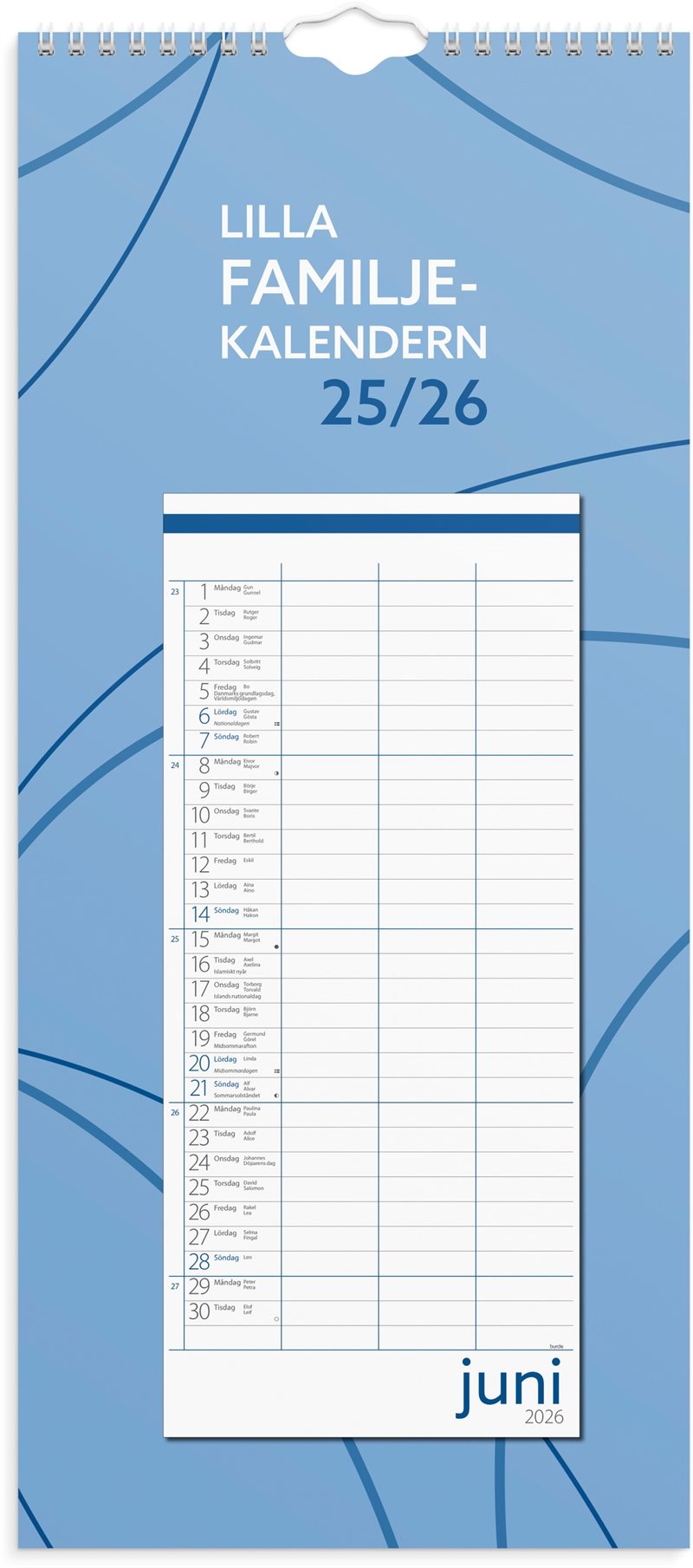 Familjekalender 25/26 Lilla