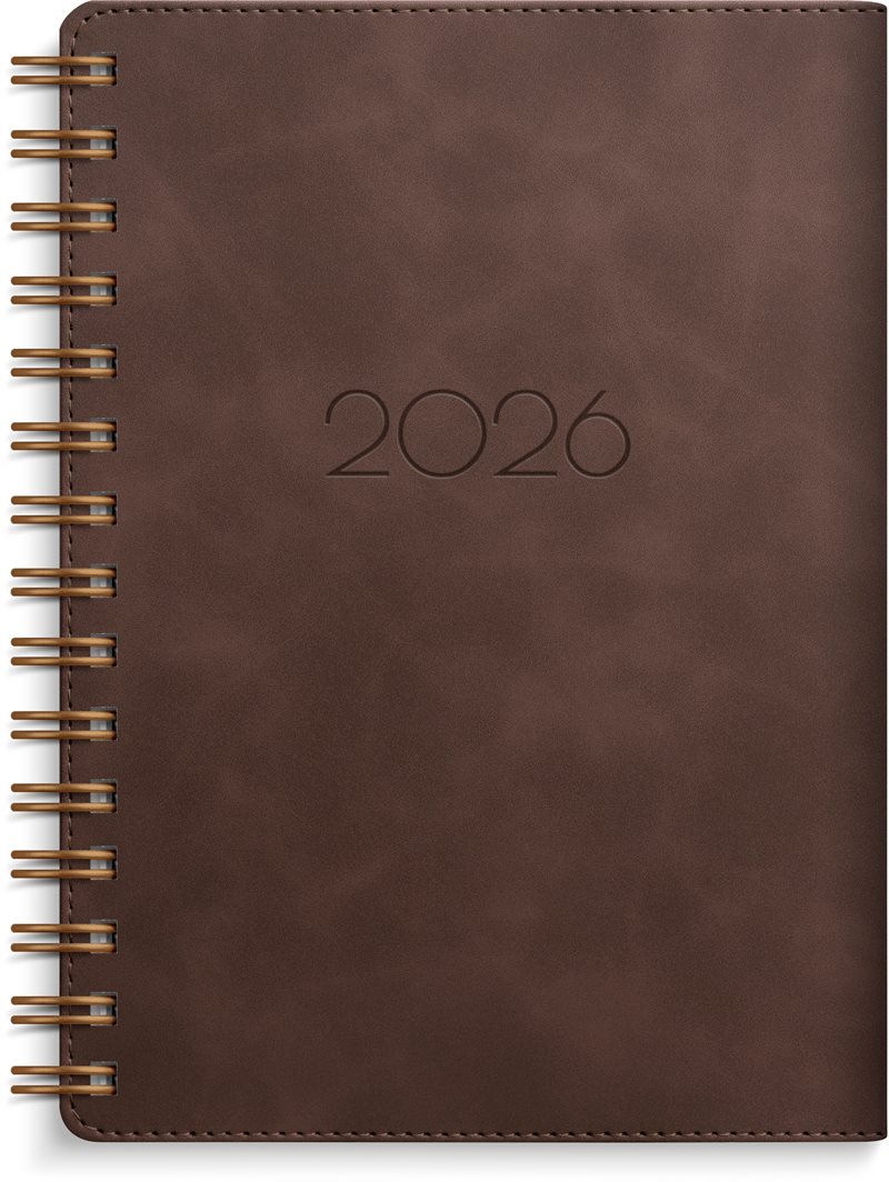 Kalender 2026 Leader Twist brun