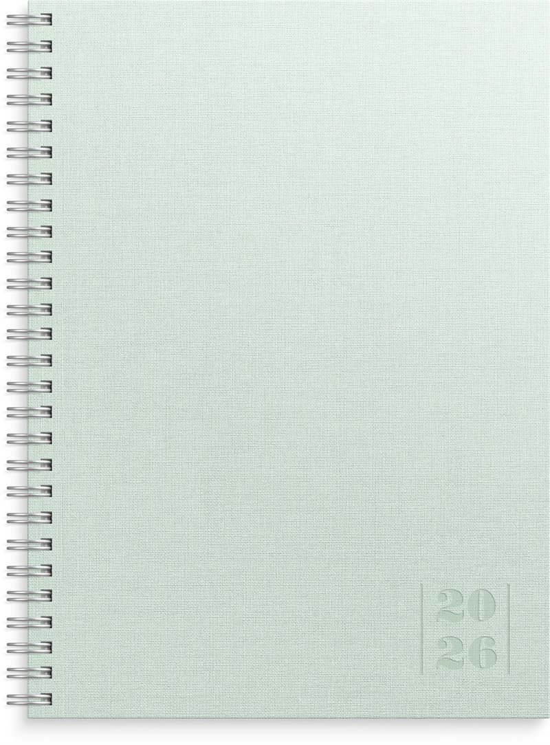 Kalender 2026 Business Textile grön