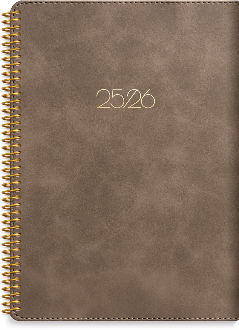 Kalender 25/26 Study A5 Twist mocca