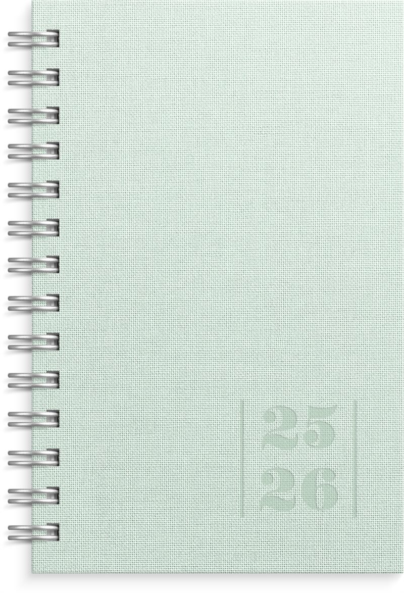 Kalender 25/26 Compact Textile grön