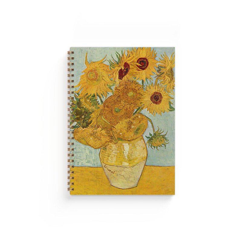 Anteckningsbok A5 Sorlrosor van Gogh