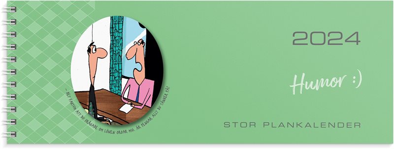 Kalender 2024 Stor Plankalender Humor