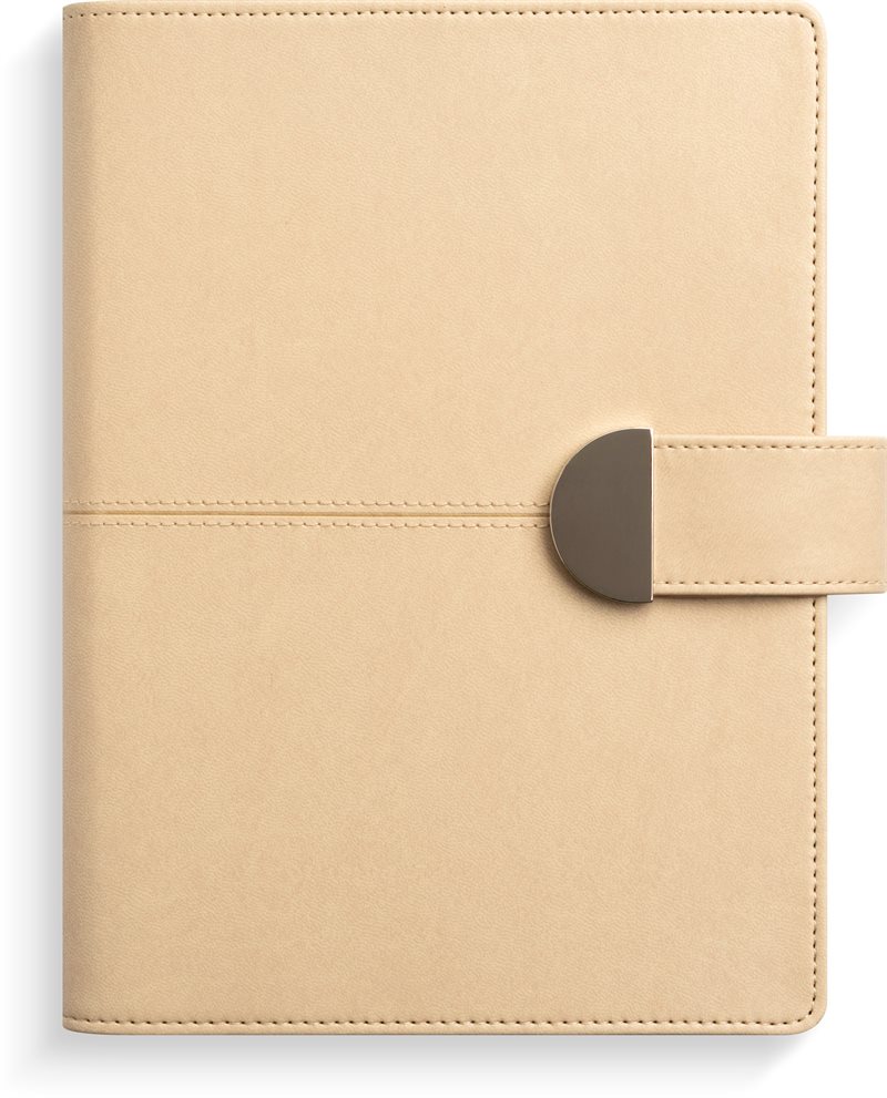 Kalender 2024 Dagbok beige konstläder Alba