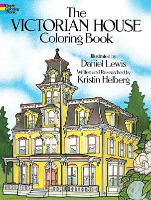 Victorian house colouring book