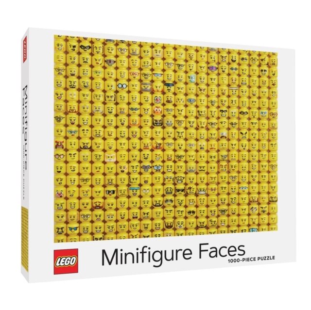 Lego Minifigure Faces 1000-Piece Puzzle