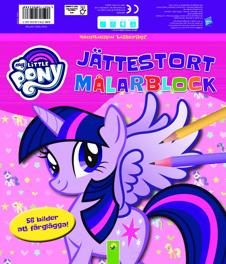 My little pony : jättestort målarblock