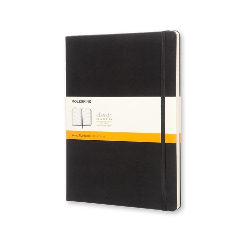 Anteckningsbok Moleskine Classic Hard Linjerad XL Svart