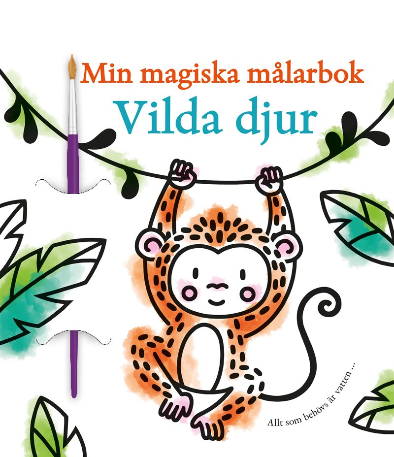 Min magiska målarbok. Vilda djur