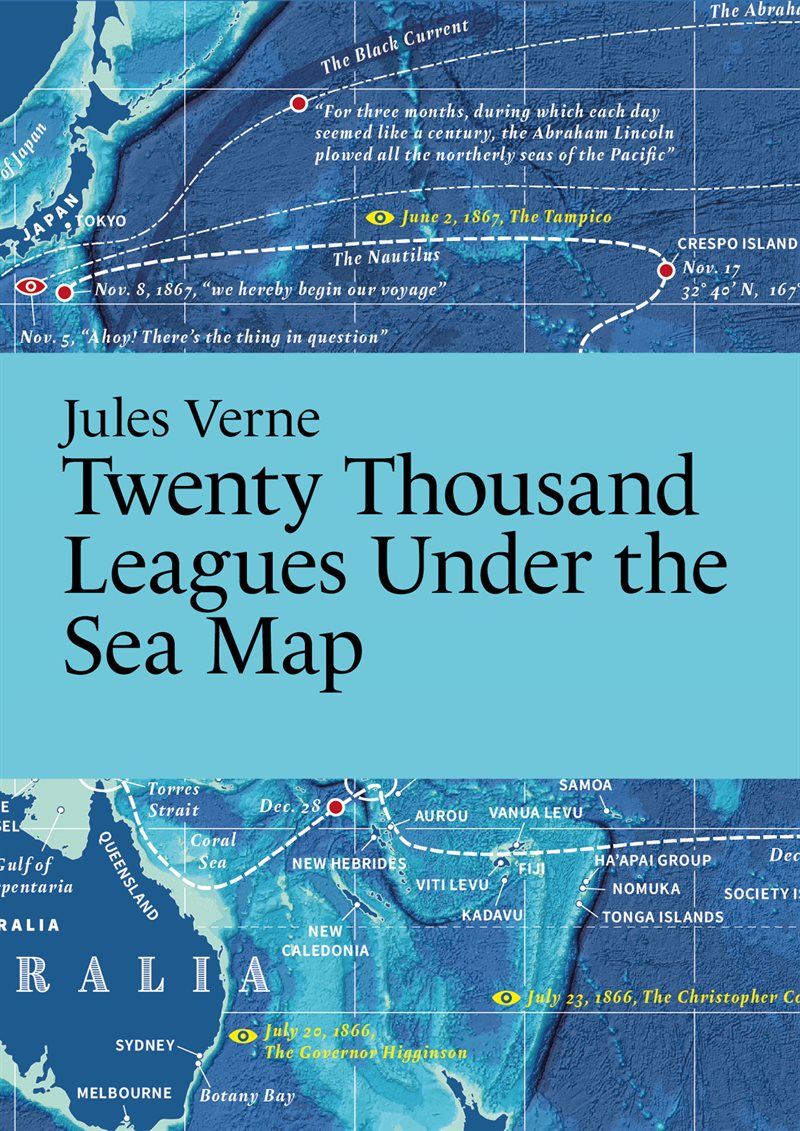 Twenty Thousand Leagues Under the Sea Map