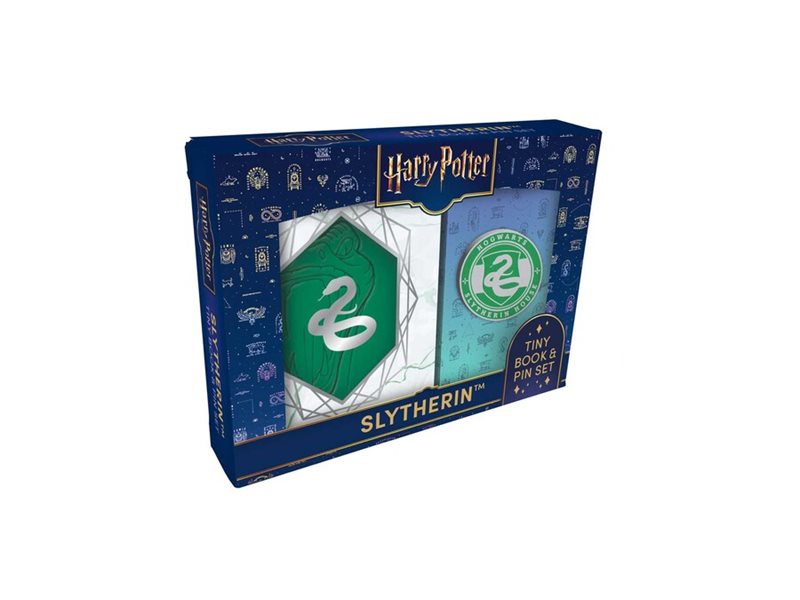 Harry Potter: Slytherin Tiny Book and Pin Set