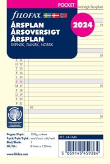 Årsplan Pocket 2024 Svensk/Dansk/Norsk