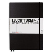 Anteckningsbok Leuchtturm1917 A4 Slim Olinjerad Black