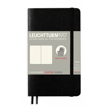 Anteckningsbok Leuchtturm1917 A6 Soft Soft Prickad Black