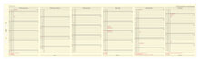 Filofax - Pocket Refill 2028 Årsplan