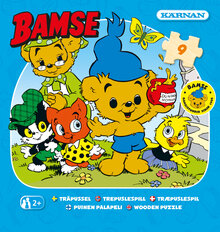 Träpussel Bamse 9 bitar