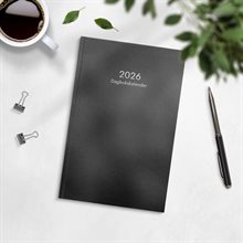 Kalender 2026 Dagbokskalender svart