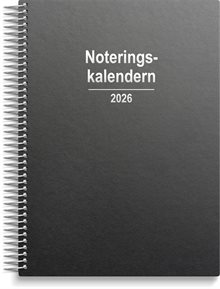 Kalender 2026 Noteringskalendern refill