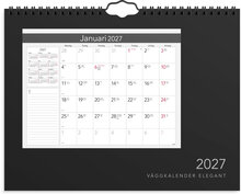 Väggkalender 2027  Elegant