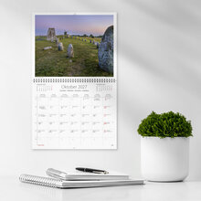 Väggkalender Sweden 2027 med kuvert