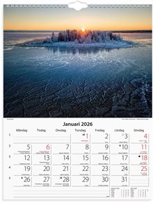 Väggkalender 2026 Svenska kusten