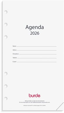 Kalender 2026 Regent kalendersats Agenda