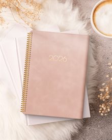 Kalender 2026 Senator A5 Twist rosa