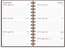 Kalender 2026 Leader Twist brun
