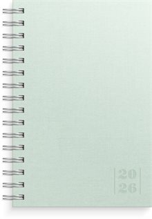 Kalender 2026 Dagbok Textile grön