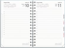 Kalender 2026 Dagbok Textile blå