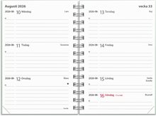 Kalender 2026 Leader Textile grön