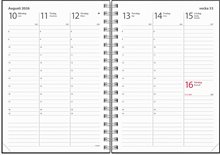 Kalender 2026 Weekly A6 Textile svart