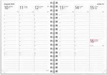 Kalender 2026 Weekly A6 Textile grön