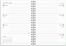 Kalender 2026 Senator A6 Textile grön