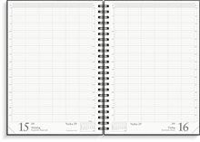 Kalender 2024 Bokningsjournalen svart kartong