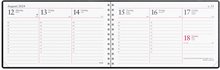 Kalender 2024 Veckokalendern svart konstläder