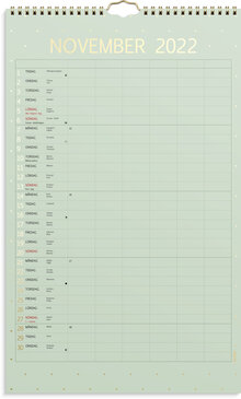 Familjekalender Color, FSC Mix
