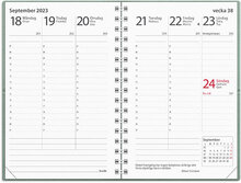 Kalender 2023 Prestige grönt konstläder Forano