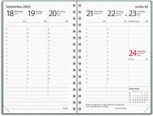 Kalender 2023 Prestige grönt konstläder Forano