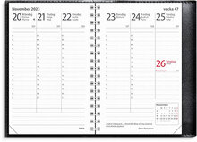 Kalender 2023 Prestige de Luxe svart skinn