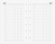 Kalender 2025 Compact Systemkal svart skinn