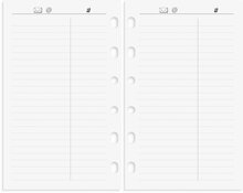 Kalender 2025 Compact Systemkal svart skinn